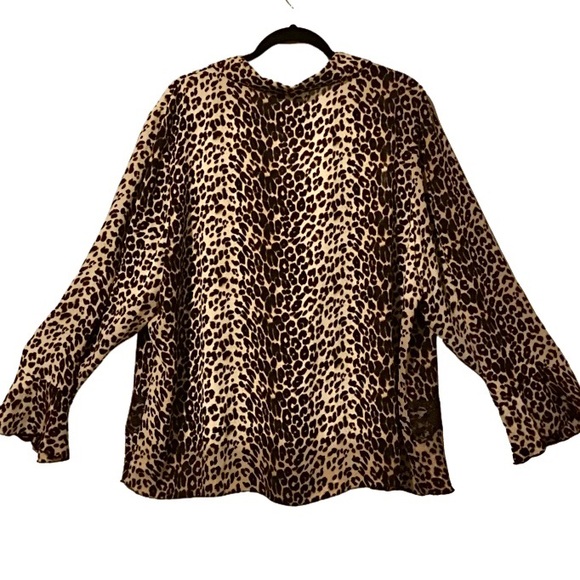 Leopard Print Jacket  Blouse - Picture 5 of 5